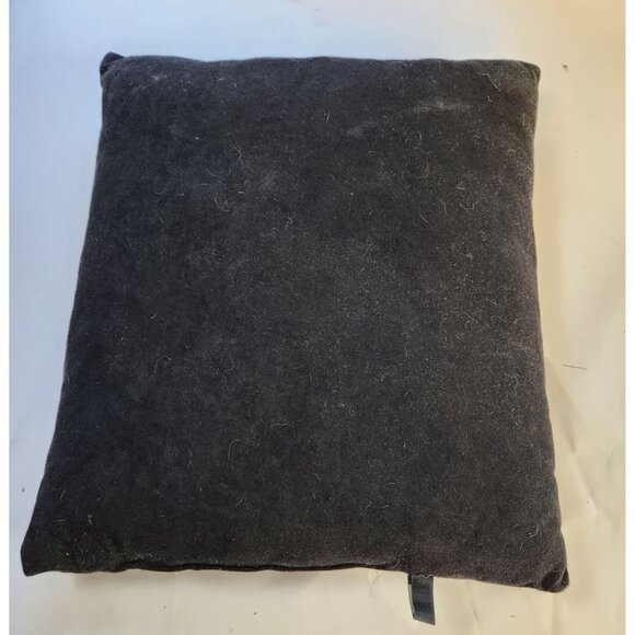 Vintage Bess Velvety Throw Pillow With Giraffe Design - Picture 2 of 5